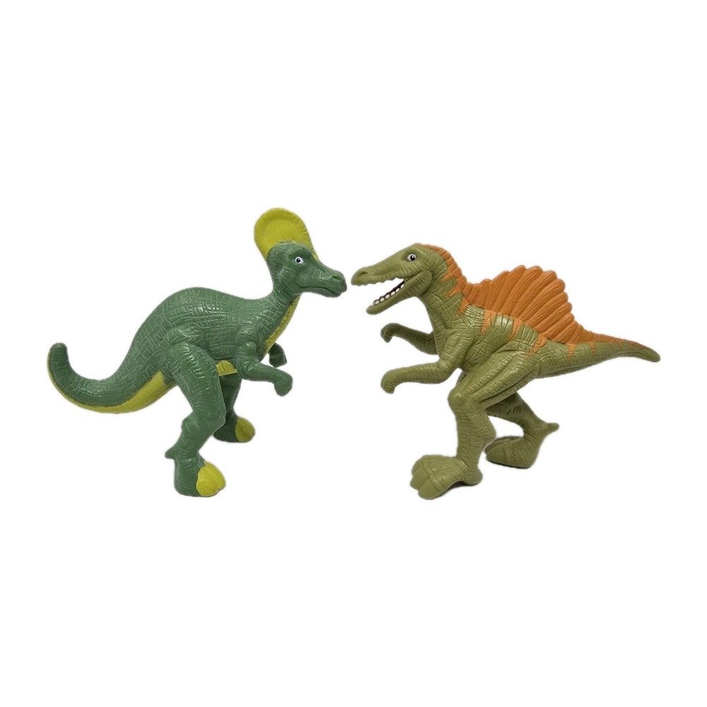 Dora the Explorer Go Diego Corythosaurus Spinosaurus Viacom 2007 Lot Of 2 Figure